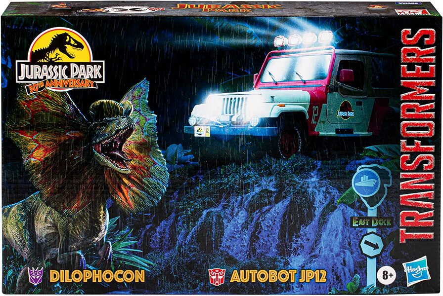 Image Of Dilophocon Vs Autobot JP12 New Transformers X Jurassic Park Collaborative  (4 of 19)